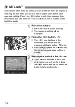 Preview for 116 page of Canon EOS 70D Instruction Manual