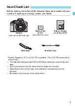 Preview for 3 page of Canon EOS 750D Instruction Manual