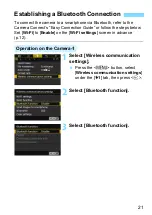 Preview for 21 page of Canon EOS 77D Wi-Fi (Wireless Communication) Function Instruction Manual