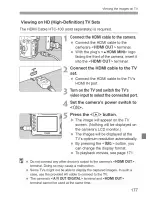 Предварительный просмотр 84 страницы Canon EOS 7D HDMI Instruction Manual