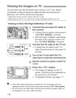 Предварительный просмотр 179 страницы Canon EOS 7D HDMI Instruction Manual