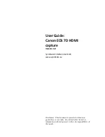 Canon EOS 7D HDMI User Manual предпросмотр