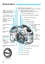 Предварительный просмотр 22 страницы Canon EOS 7D Mark II (G) Instruction Manual