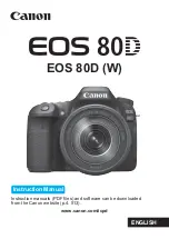 Canon EOS 80D (W) Instruction Manual предпросмотр