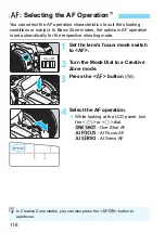 Предварительный просмотр 116 страницы Canon EOS 80D (W) Instruction Manual