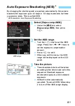 Предварительный просмотр 201 страницы Canon EOS 80D (W) Instruction Manual