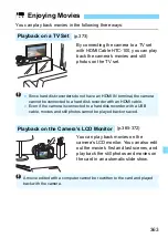 Предварительный просмотр 363 страницы Canon EOS 80D (W) Instruction Manual