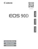 Предварительный просмотр 1 страницы Canon EOS 90D Instruction Manual