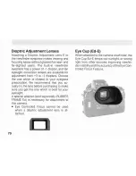 Предварительный просмотр 70 страницы Canon EOS A2/A2E Instruction Manual