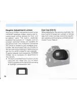 Предварительный просмотр 71 страницы Canon EOS A2E Instructions Manual