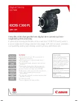 Canon EOS C300 PL Specification preview