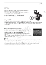 Предварительный просмотр 73 страницы Canon EOS C500 PL Instruction Manual