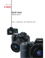 Предварительный просмотр 4 страницы Canon EOS D60 Brochure & Specs