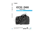 Предварительный просмотр 1 страницы Canon EOS D60 Instructions Manual