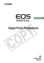 Canon EOS Digital Photo Professional Instruction Manual preview