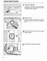 Предварительный просмотр 4 страницы Canon EOS Digital Rebel Instructions Manual