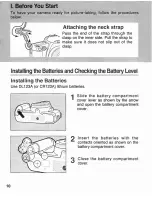 Предварительный просмотр 10 страницы Canon EOS Digital Rebel Instructions Manual