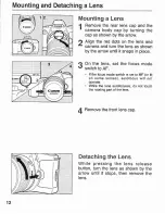 Предварительный просмотр 12 страницы Canon EOS Digital Rebel Instructions Manual