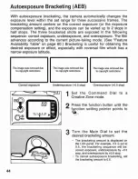 Предварительный просмотр 44 страницы Canon EOS Digital Rebel Instructions Manual