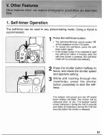 Preview for 61 page of Canon EOS Elan II - EOS Elan II 35mm SLR Camera Instructions Manual