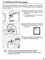 Предварительный просмотр 77 страницы Canon EOS Elan II - EOS Elan II 35mm SLR Camera Instructions Manual