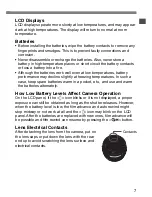 Предварительный просмотр 7 страницы Canon EOS ELAN7NE-30V Instructions Manual