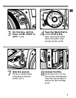 Предварительный просмотр 9 страницы Canon EOS ELAN7NE-30V Instructions Manual