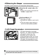 Предварительный просмотр 74 страницы Canon EOS ELAN7NE-30V Instructions Manual