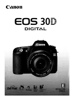 Canon EOS EOS 30D Instruction Manual предпросмотр