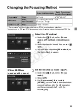 Предварительный просмотр 65 страницы Canon EOS M EF-M 22mm STM Kit Instruction Manual