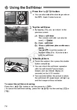 Предварительный просмотр 74 страницы Canon EOS M EF-M 22mm STM Kit Instruction Manual