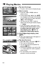 Предварительный просмотр 84 страницы Canon EOS M EF-M 22mm STM Kit Instruction Manual