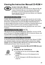 Предварительный просмотр 87 страницы Canon EOS M EF-M 22mm STM Kit Instruction Manual