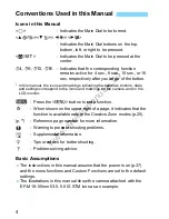 Preview for 4 page of Canon EOS M Instruction Manual