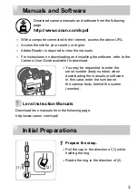 Preview for 3 page of Canon EOS M5 Getting Started Manual