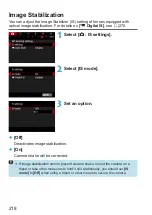 Предварительный просмотр 218 страницы Canon EOS M6 Mark II Advanced User'S Manual
