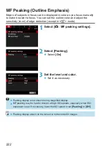 Предварительный просмотр 222 страницы Canon EOS M6 Mark II Advanced User'S Manual
