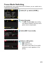 Предварительный просмотр 223 страницы Canon EOS M6 Mark II Advanced User'S Manual