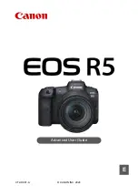 Canon EOS R5 Advanced User'S Manual preview