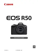 Preview for 1 page of Canon EOS R50 Advanced User'S Manual