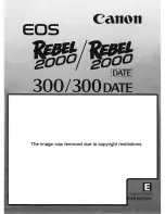 Canon EOS Rebel 2000 Instruction Manual предпросмотр