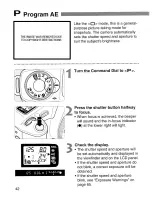 Предварительный просмотр 42 страницы Canon EOS Rebel 2000 Instruction Manual