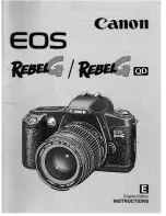 Canon EOS Rebel G Instructions Manual предпросмотр