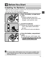 Предварительный просмотр 11 страницы Canon EOS REBEL K2 3000V DATE Instructions Manual