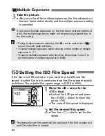 Предварительный просмотр 42 страницы Canon EOS REBEL K2 3000V DATE Instructions Manual