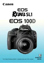 Canon EOS REBEL SL1 Instruction Manual preview