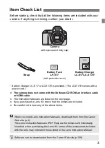 Предварительный просмотр 5 страницы Canon EOS Rebel SL2 Basic Instruction Manual