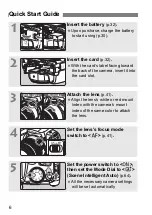 Предварительный просмотр 8 страницы Canon EOS Rebel SL2 Basic Instruction Manual