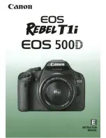 Canon EOS REBEL T1 i/EOS 500D Instruction Manual предпросмотр