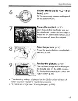 Предварительный просмотр 15 страницы Canon EOS REBEL T1 i/EOS 500D Instruction Manual